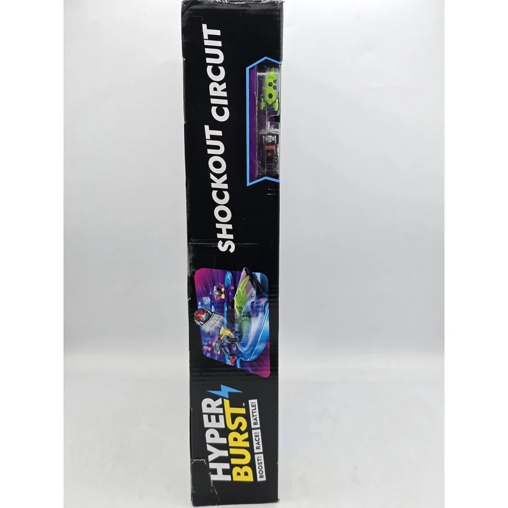 Hyper Burst Shockout Circuit Playset Race and Battle! Over 600+ MPH Scale Speed!